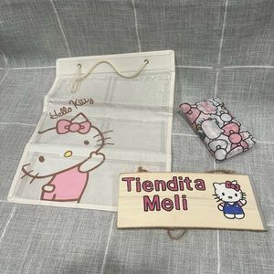 Hello Kitty Wall Organizer with a Large tote bag SOLD